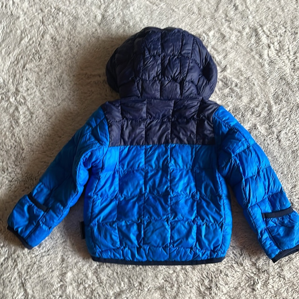 North Face Infant Thermoball Puffer Jacket SZ  3-6M  navy royal - Picture 5 of 5